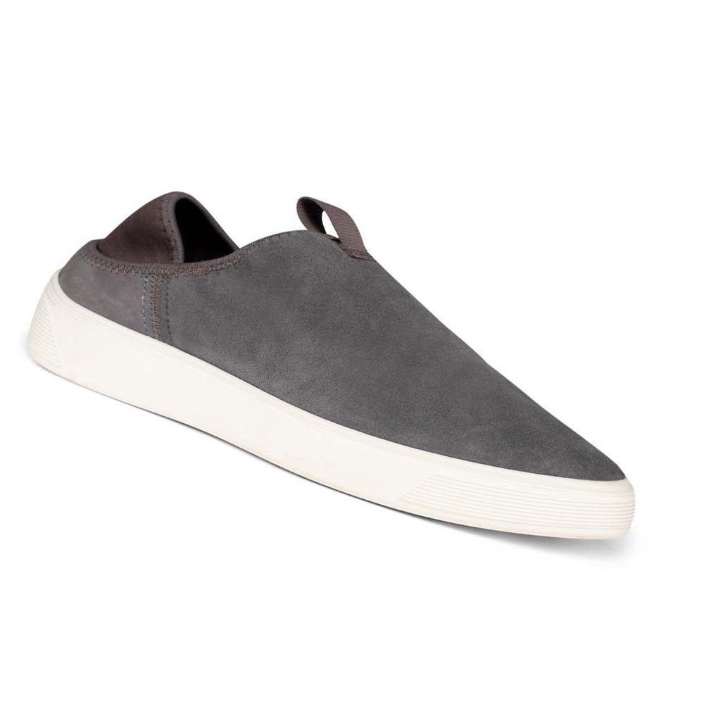 Men's Ecco Street Tray Slip-on Casual Shoes Grey | USA 500UZG